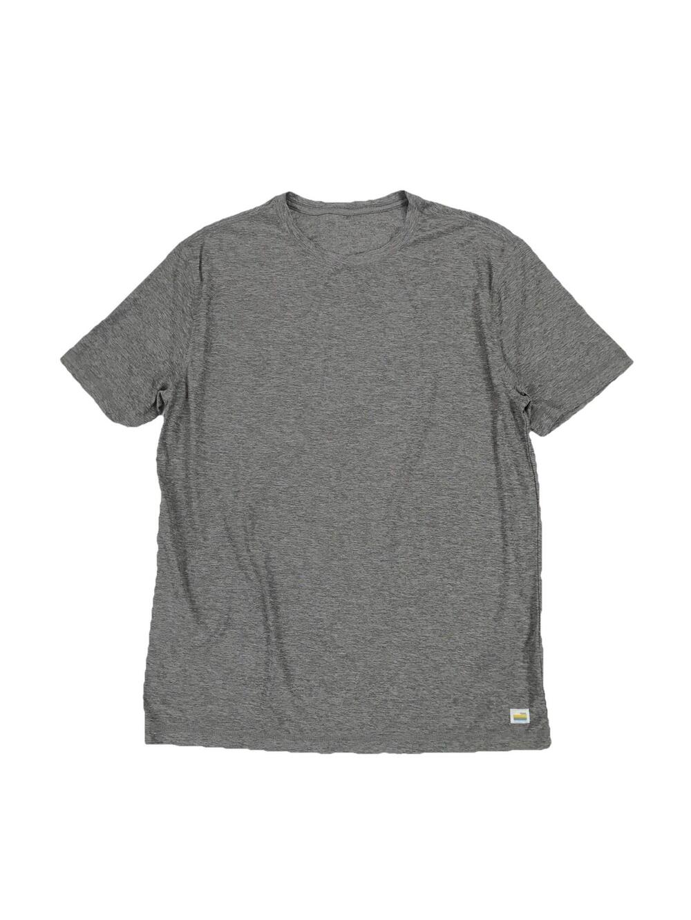 Vuori Strato Tech Tee Shirt Mens Medium M Gray Performance Stretch Running V126